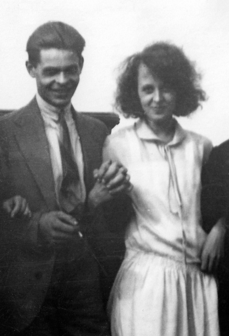 1930 ALINE ET SON FRERE GEORGES